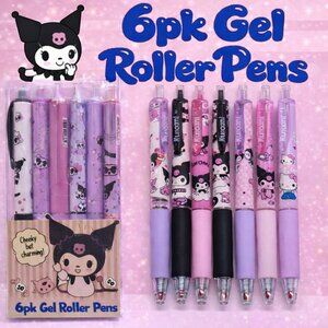 6pk Kuromi Gel Pen Set
